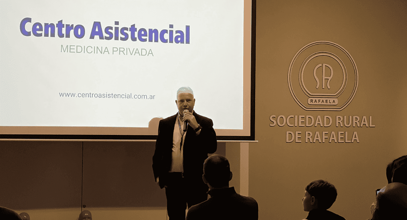 Paul Schvarzstein, director del IFS en la apertura de la Charla Sobre emergencias rurales