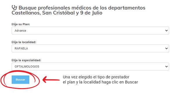 Búsqueda Prestadores Centro Asistencial